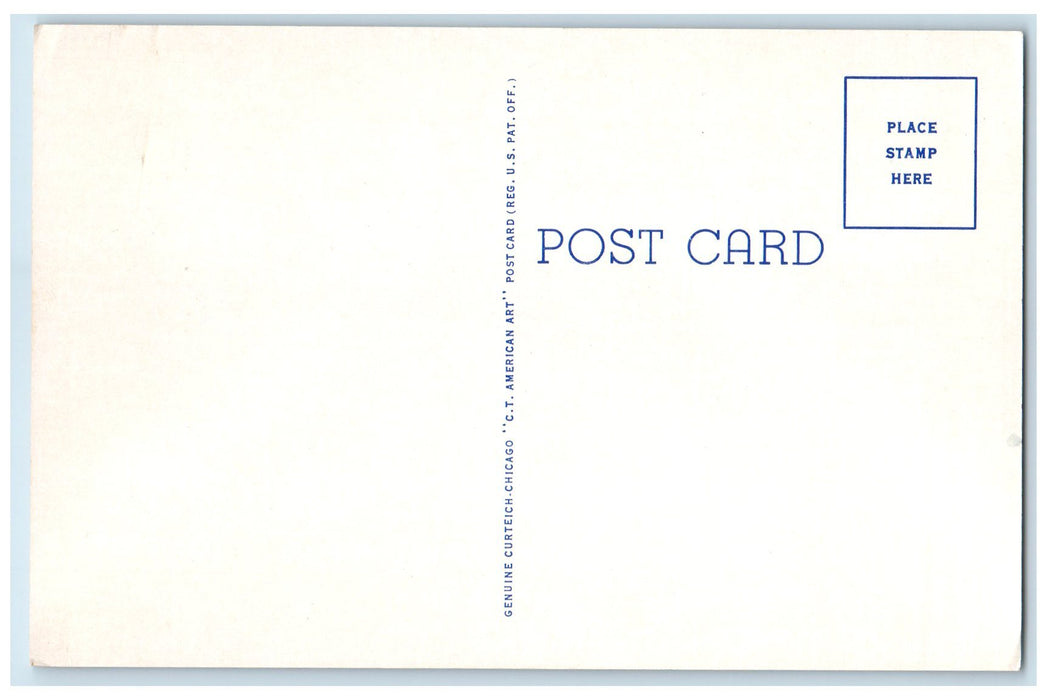 c1940s The Pirate House Exterior Waveland Mississippi MS Unposted Trees Postcard