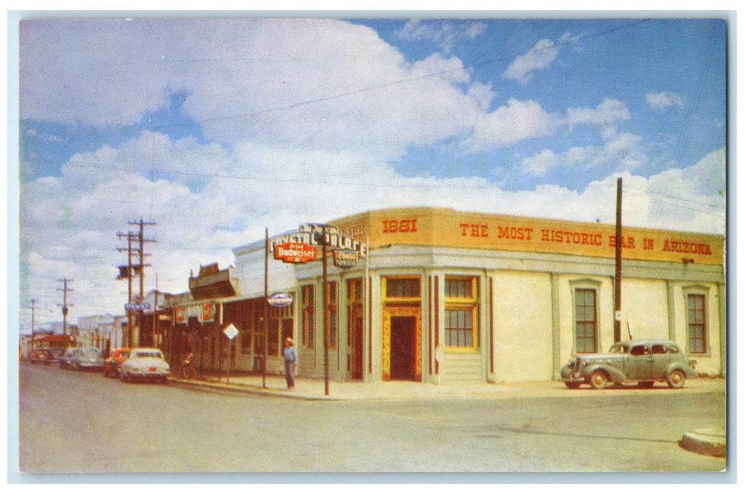 c1960s Crystal Palaca Exterior Roadside Tombstone Arizona AZ Unposted Postcard