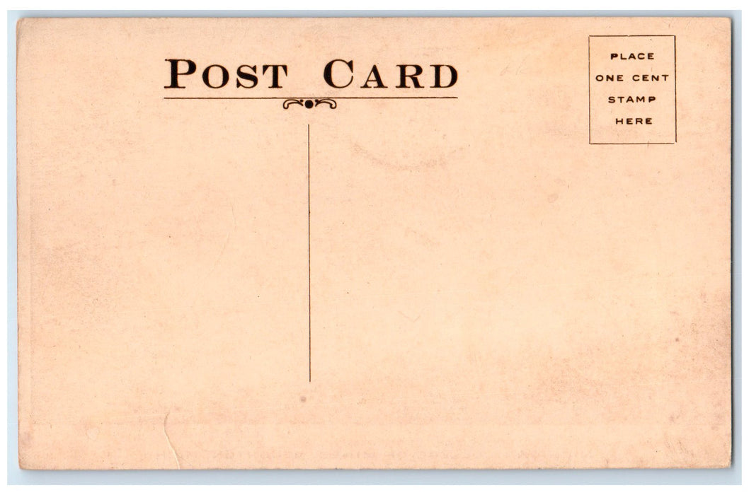 c1920's View From East Michigan College Of Mines Houghton Michigan MI Postcard