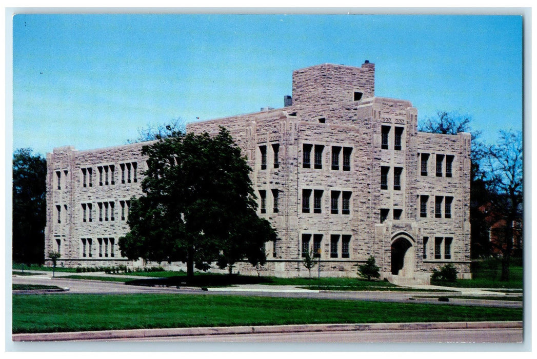c1950's Butler University Campus Building View Indianapolis Indiana IN Postcard