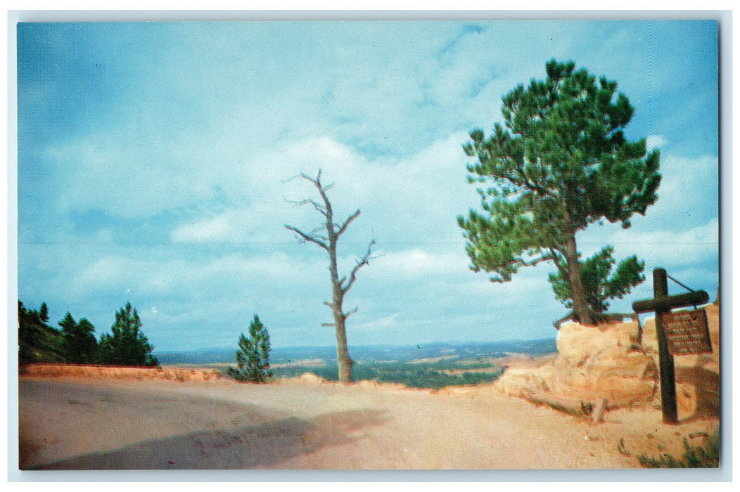 c1960's Hangman's Hill Sky Scene Rapid City South Dakota SD Unposted Postcard