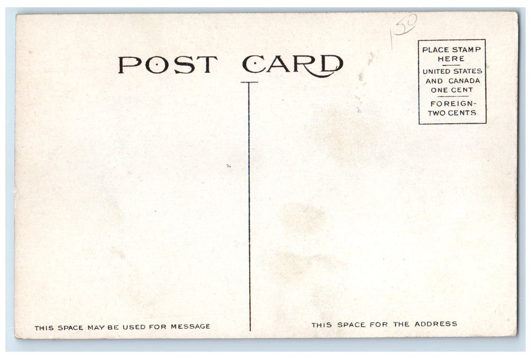 c1910's State Hospital Building Tower Horse carriage Topeka Kansas KS Postcard