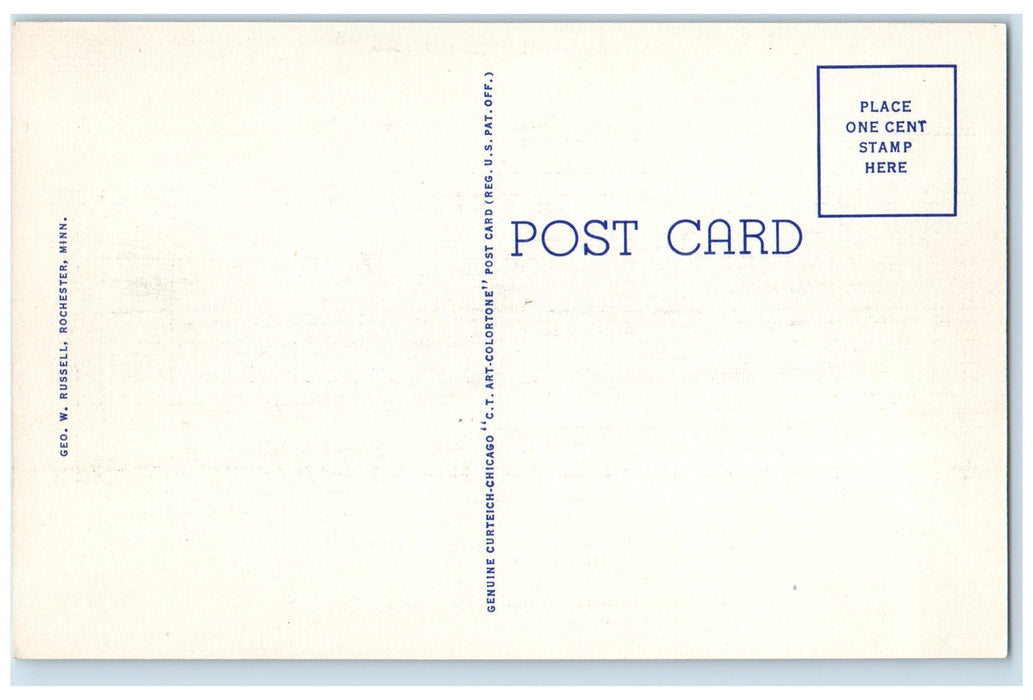 c1940's Mayo Foundation House Exterior Roadside Rochester Minnesota MN Postcard