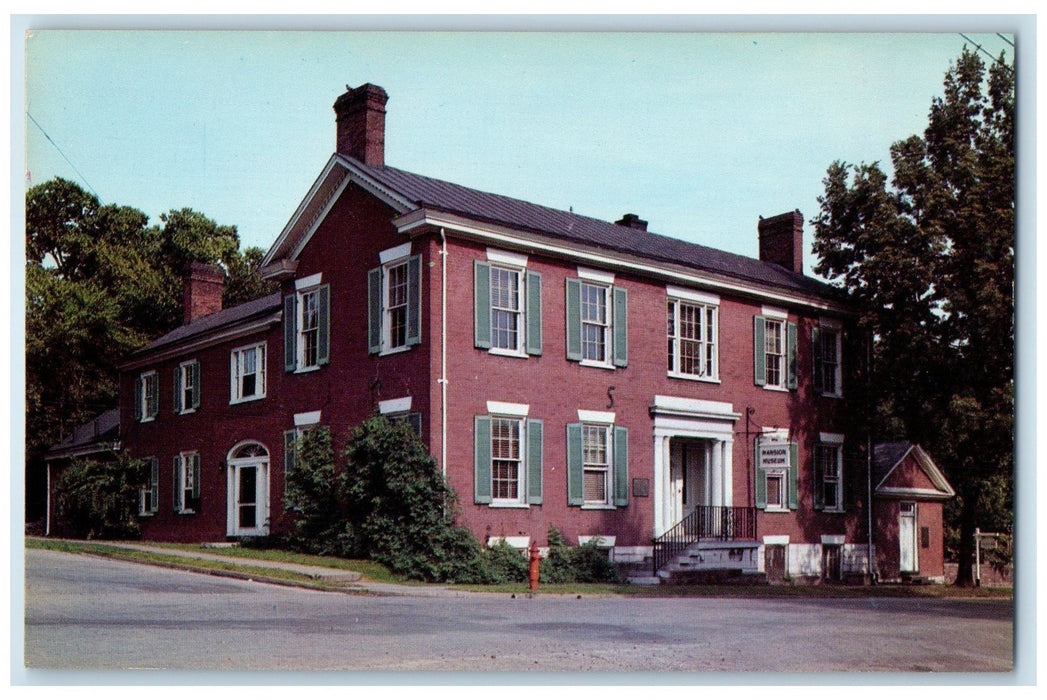 c1960's The Mansion Museum Exterior Harrodsburg Kentucky KY Unposted Postcard