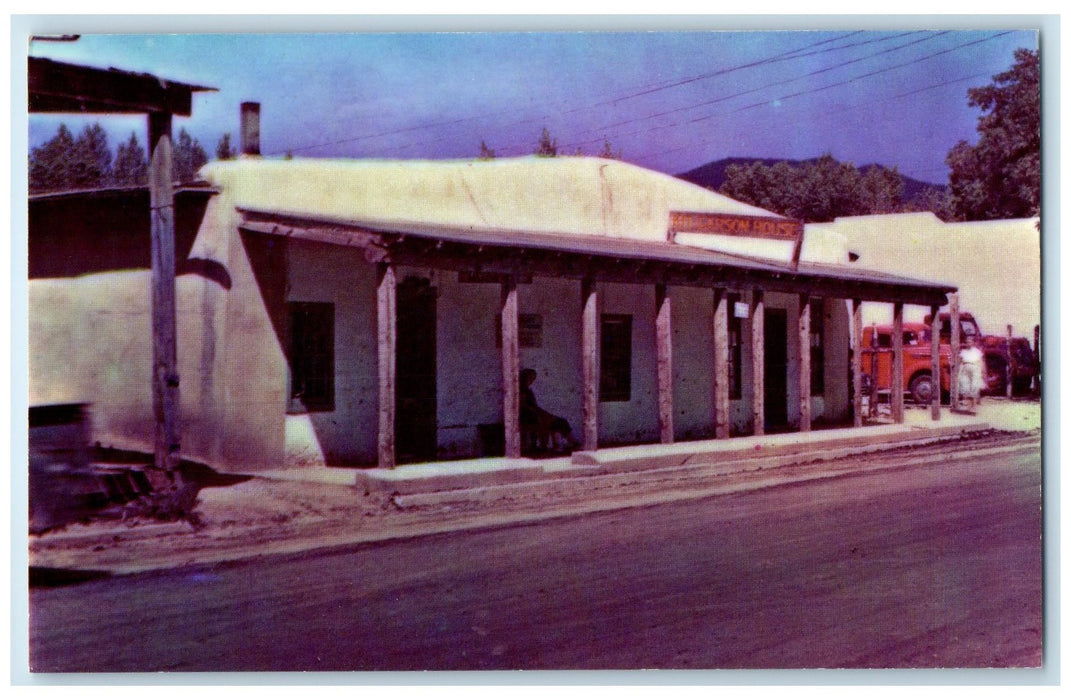 c1960s Kit Carson House And Museum Roadside Taos New Mexico NM Unposted Postcard