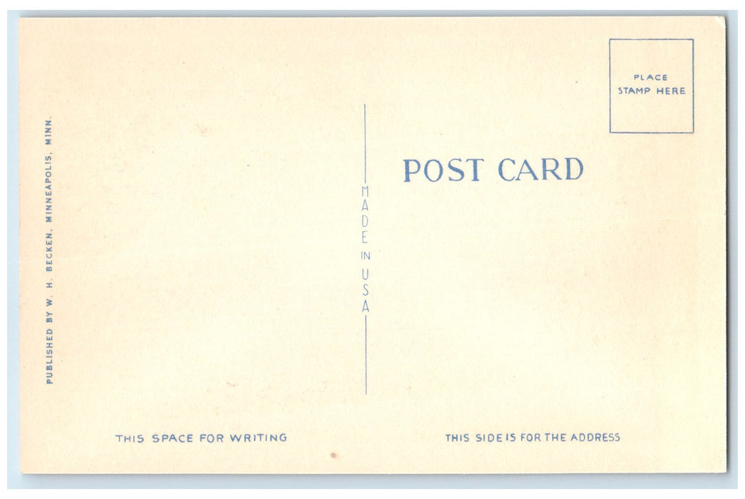 c1940's General Sibley's Home Oldest In State Of Minnesota MN Unposted Postcard