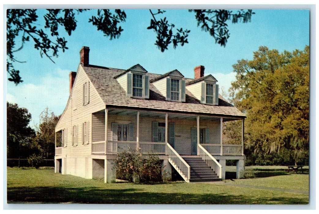 c1950 White Plantation & Memorial Near Thibodaux Louisiana LA Unposted Postcard