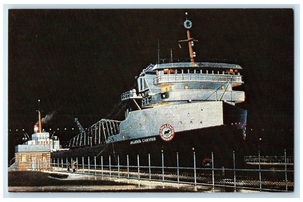 c1960's Agawa Canyon Algoma Central Railway Canada Sault Ste. Marie MI Postcard