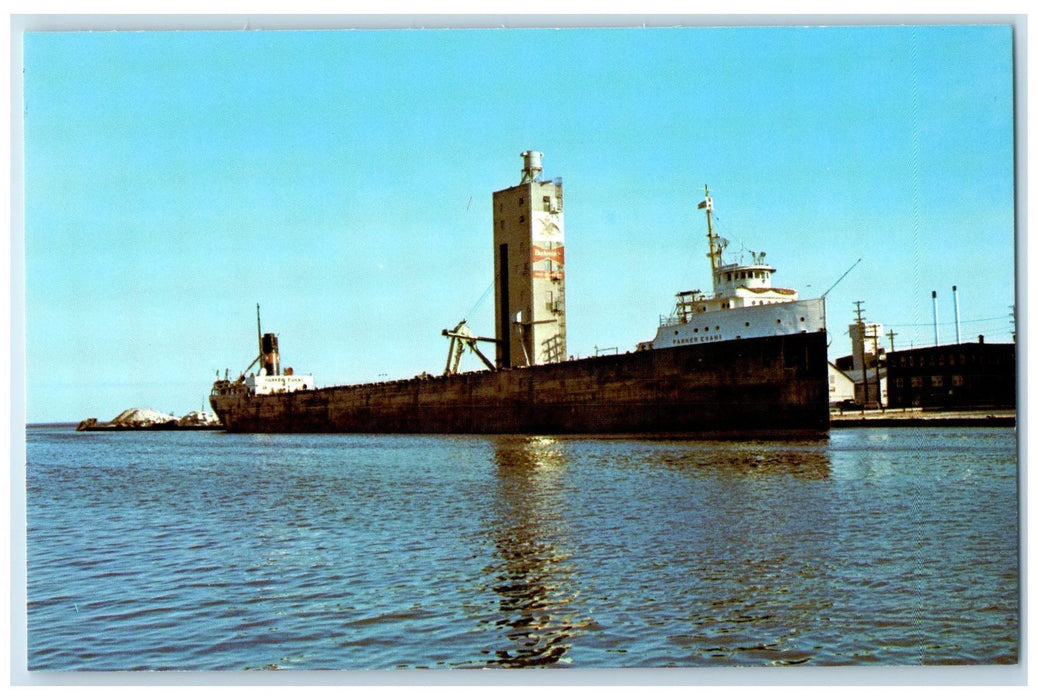 c1960's The Parker Evans Unloading At Anheuser Busch Inc. Manitowoc WI Postcard