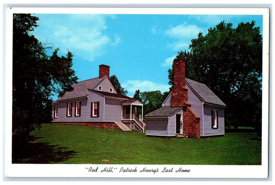 c1920 Red Hill Patrick Henry's Last Home Brookneal Virginia VA Unposted Postcard