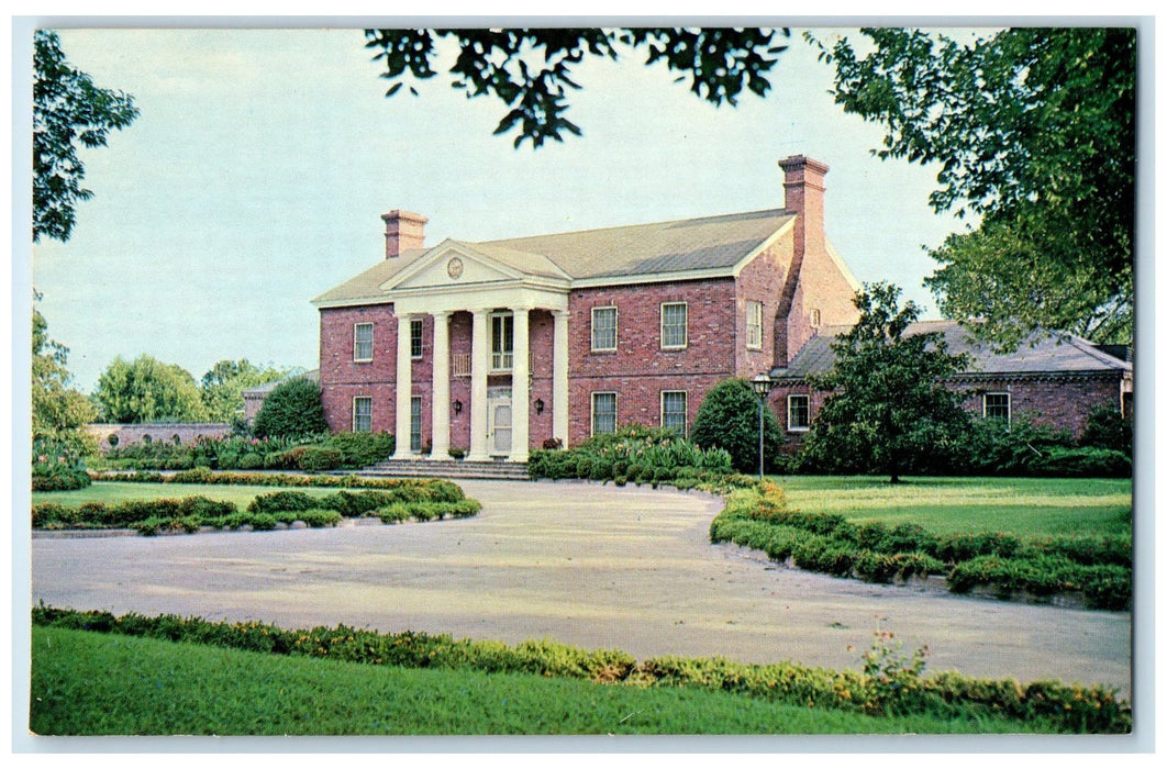 c1950's First Official Governor's Mansion Of Arkansas Little Rock AR Postcard