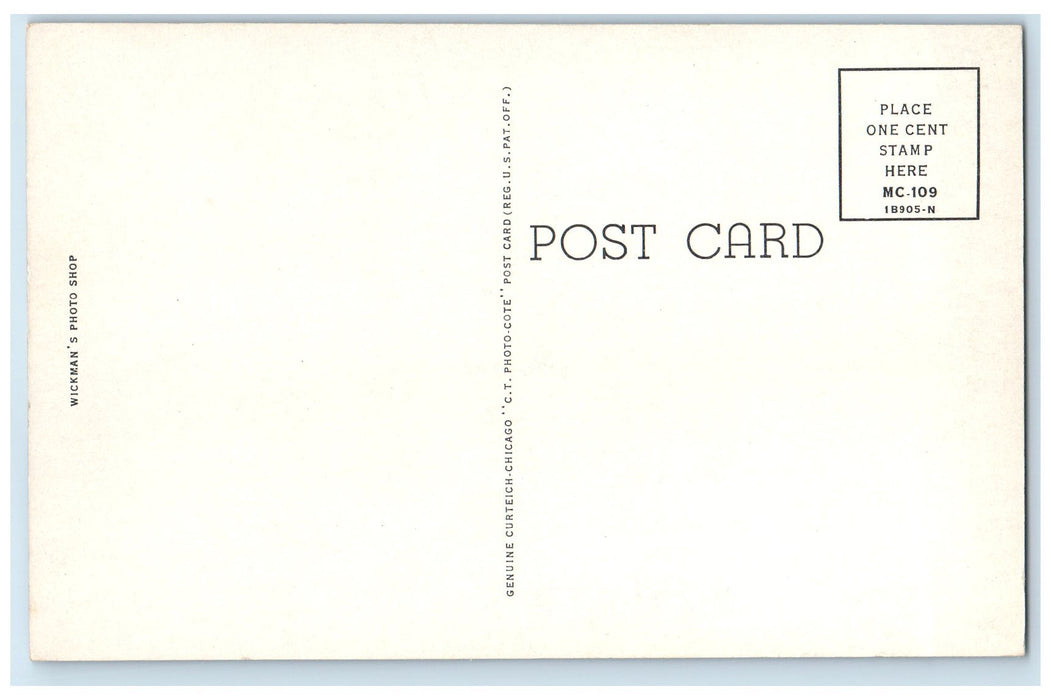 c1940's City Of Munising Michigan State Auto Ferry Straits Mackinac MI Postcard
