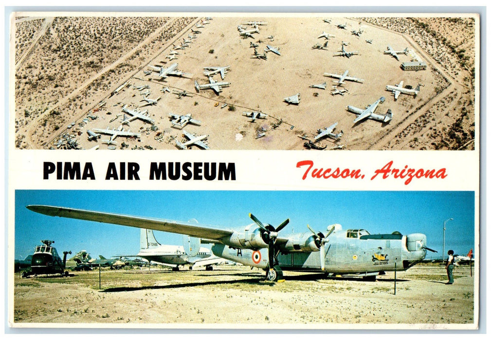 1987 Pima Air Museum American Aviation Military Plane Tucson Arizona AZ Postcard