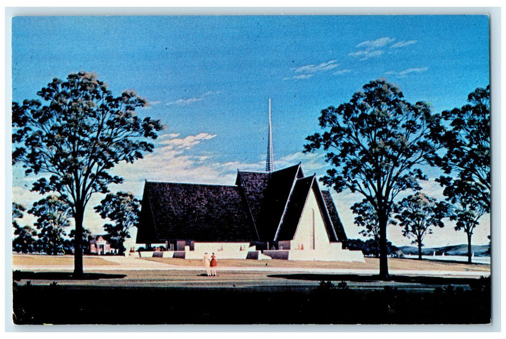 c1950's The Arthur H. Norton Chapel Keuka College Keuka New York NY Postcard