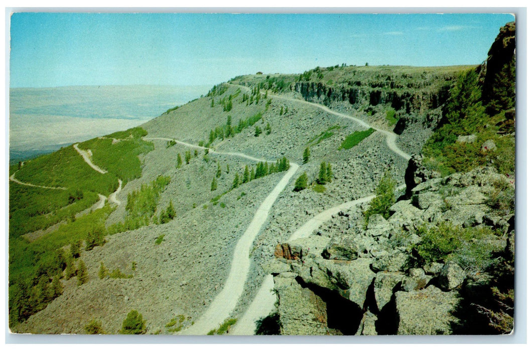 c1950's Lands End Pikes Peak Mountains Grand Mesa Western Colorado CO Postcard