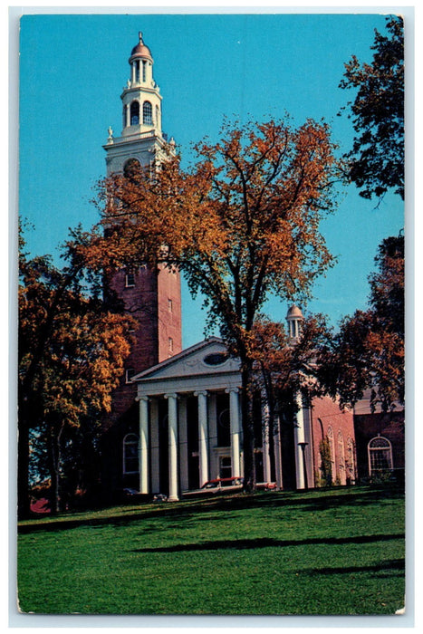 c1950's Ira Allen Chapel University Of Vermont Campus Burlington VT Postcard