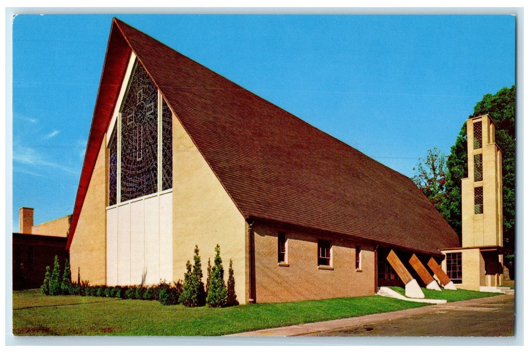 c1950 Black Mountain Methodist Church Black Mountain North Carolina NC Postcard