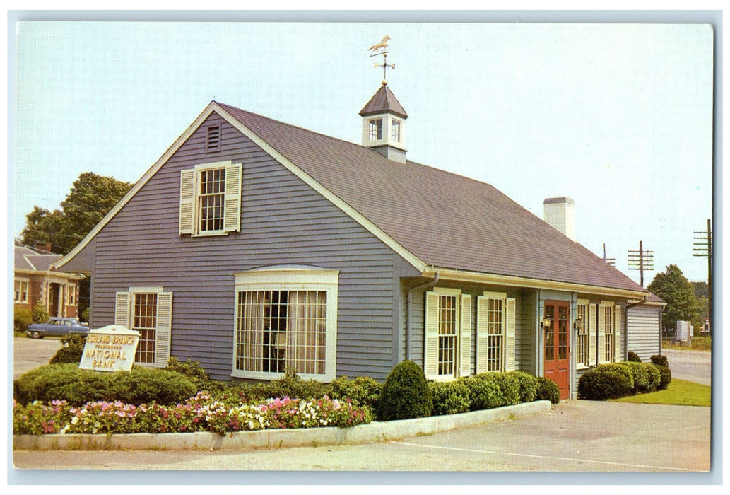 c1960's The Framingham National Bank Exterior Ashland Massachusetts MA Postcard