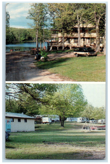 1973 Little Switzerland Resort And Campground Restaurant Newaygo MI Postcard