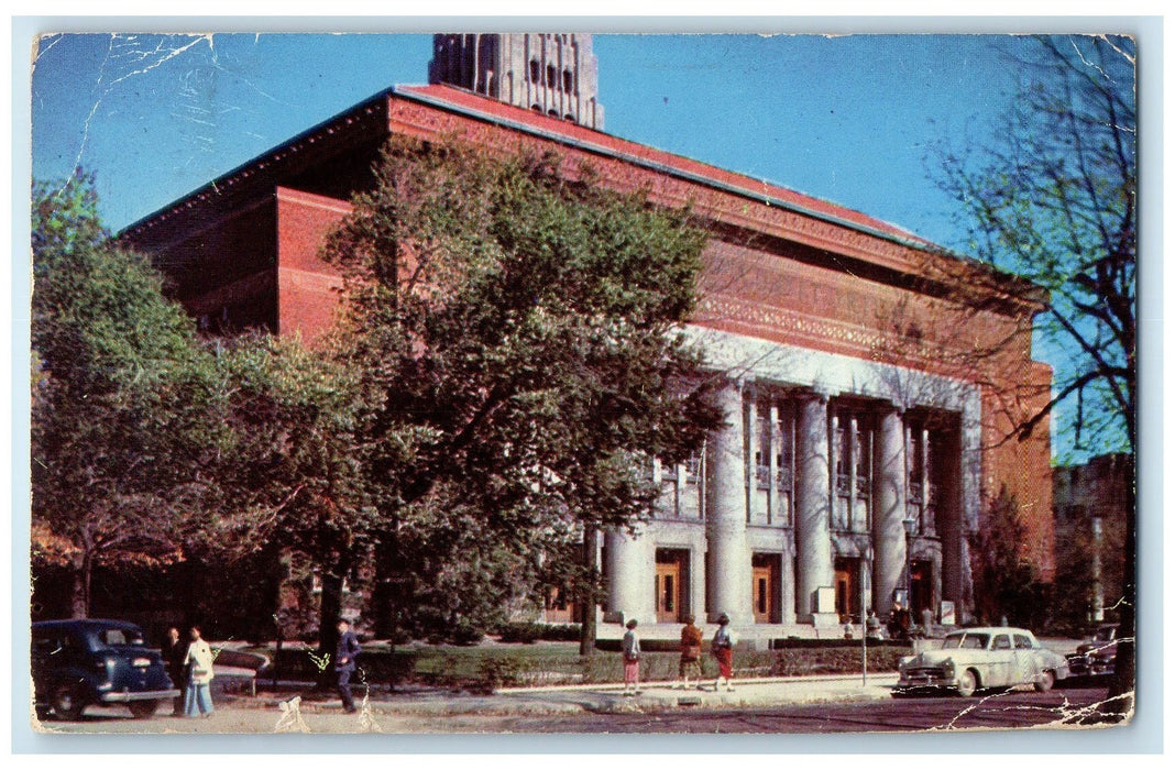 1953 Hill Auditorium University Of Michigan Hill Ann Arbor MI Posted Postcard