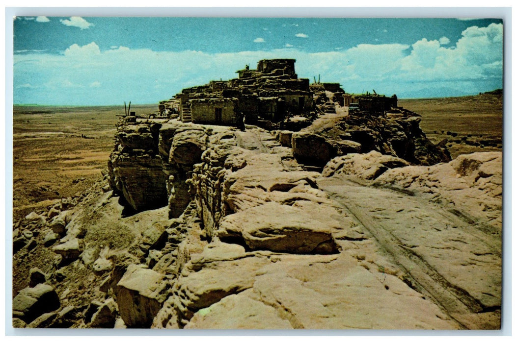 c1950 Walpi Ancient Hopi Indian Village First Mesa Arizona AZ Unposted Postcard