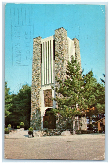 1969 Cathedral Of The Pines Memorial Bell Tower Rindge New Hampshire NH Postcard