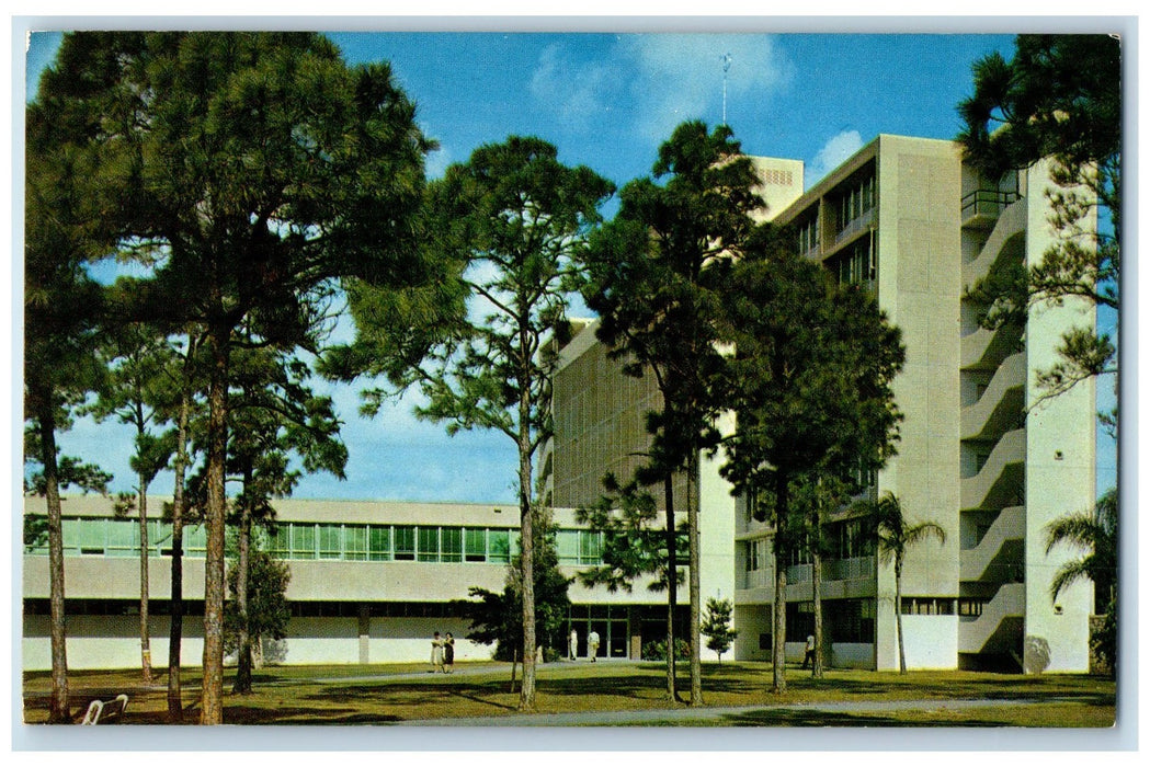 c1950 Ash Memorial Building University Of Miami Coral Gables Florida FL Postcard