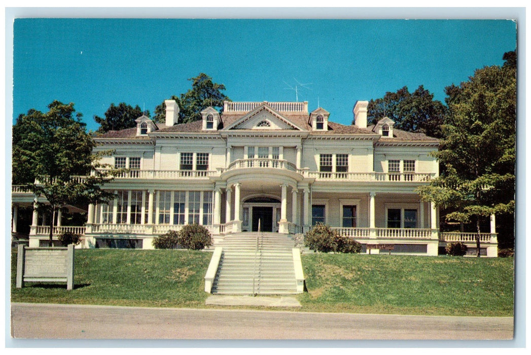 c1950 Cone Memorial Park Building Stairs Blowing Rock North Carolina NC Postcard