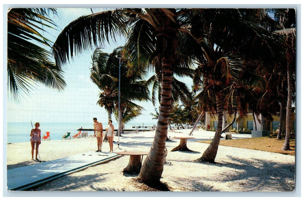 1956 The Islander Hotel & Apartments View Islamorada Florida FL Posted Postcard