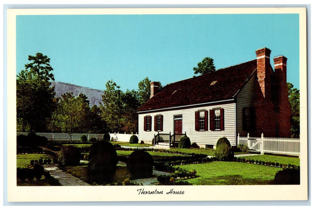 c1960s Thornton House Exterior Stone Mountain Georgia GA Unposted Trees Postcard