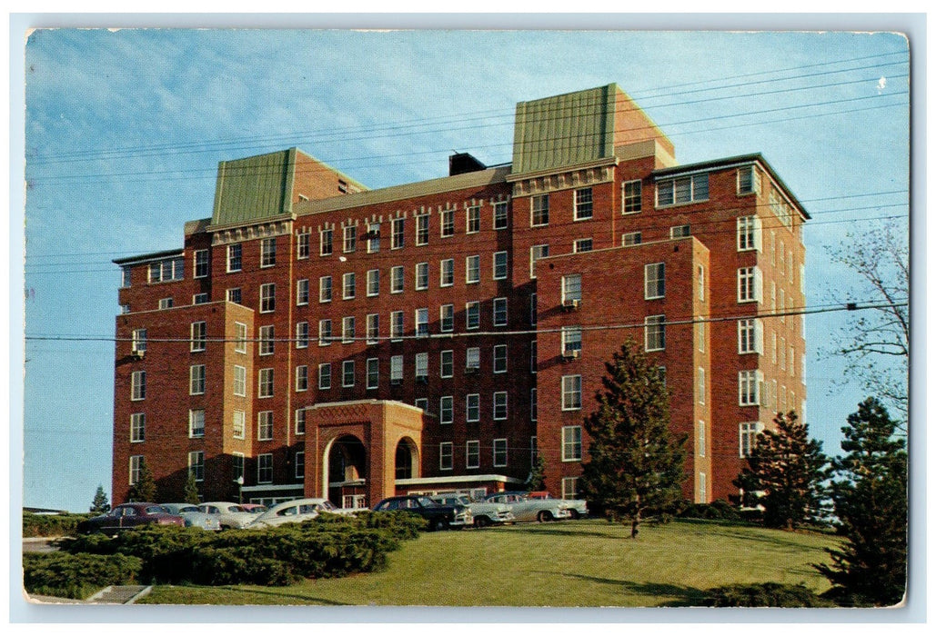 c1960's Sanatorium Hospital Exterior Independence Missouri MO Unposted Postcard