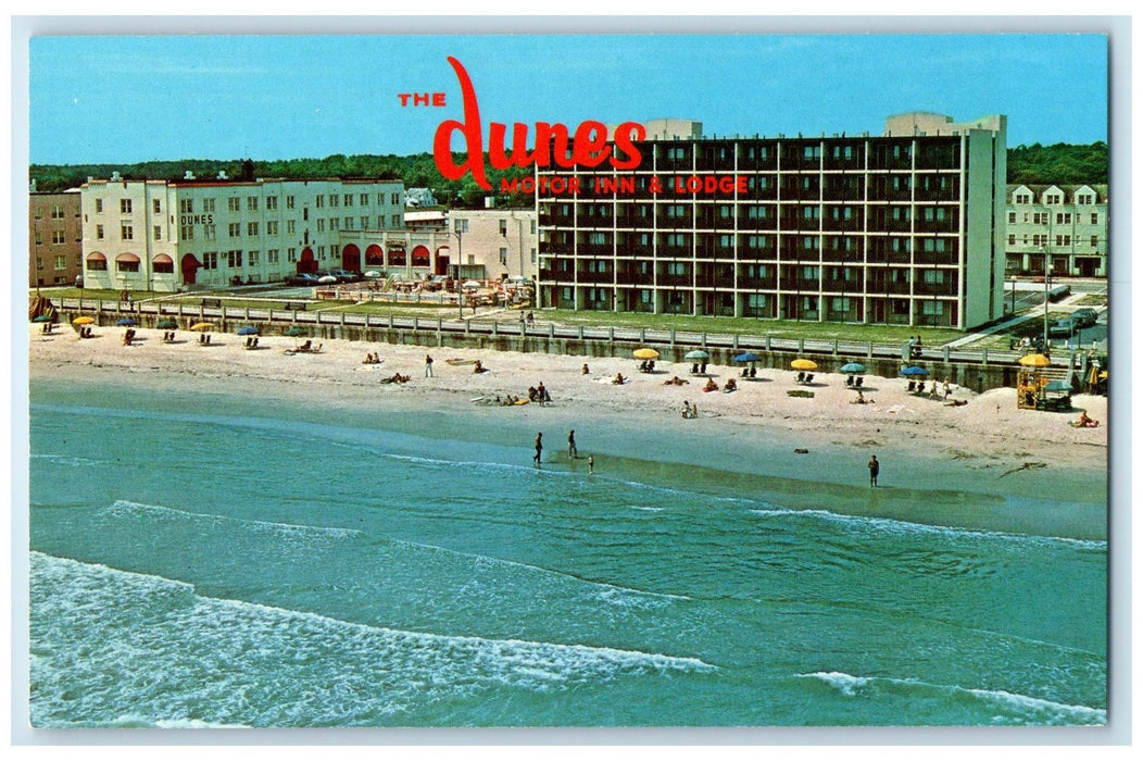 c1950 The Dunes Motor Inn & Lodge Restaurant Virginia Beach Virginia VA Postcard