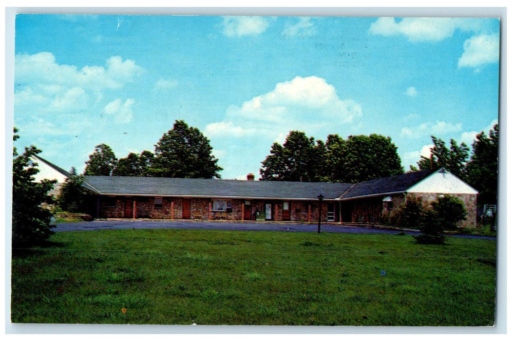 c1950's Sterling Motel Cottages Restaurant Ground Sterling Virginia VA Postcard