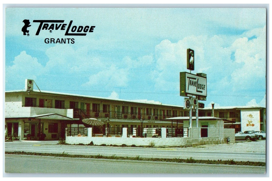 c1950's Travel Lodge Hotel Restaurant Grants New Mexico NM Unposted Postcard