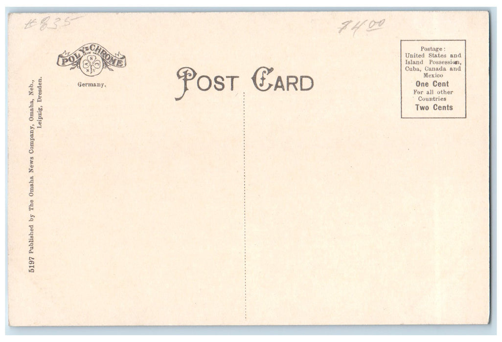 c1940's Minne-Lusa Station Omaha Water-Work System Omaha Nebraska NE Postcard