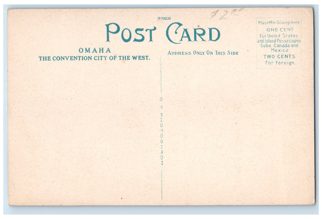 c1910s The Blackstone 36th And Farnam Cars Omaha Nebraska NE Unposted Postcard