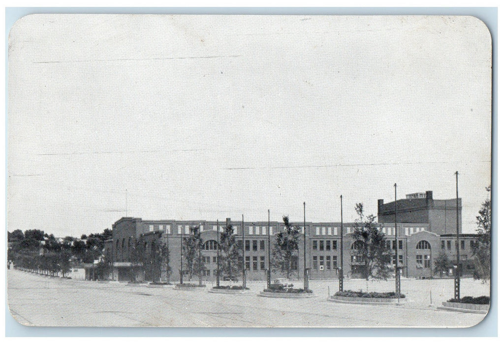 c1960s Ak-Sar-Ben Coliseum Exterior Roadside Omaha Nebraska NE Unposted Postcard