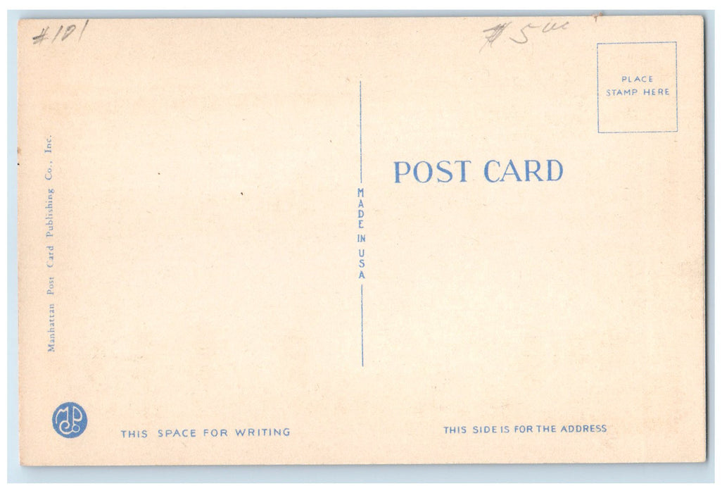 c1940 Line Up Planes La Guardia Field Administration Bldg. New York NY Postcard
