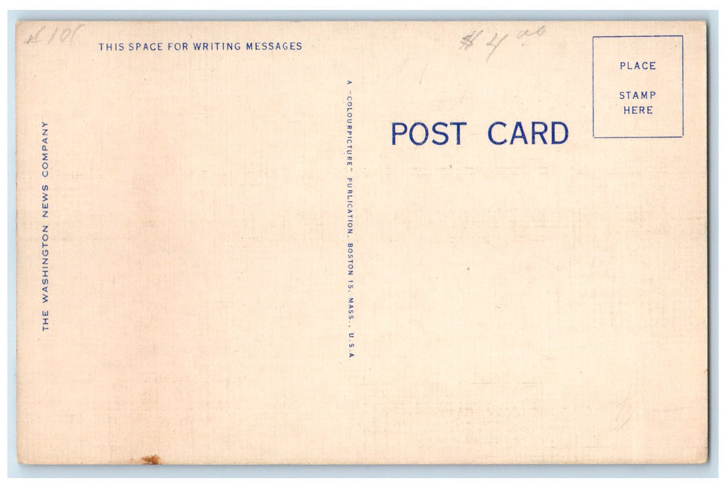 c1940 Terminal Washington National Airport Multiple View Washington DC Postcard