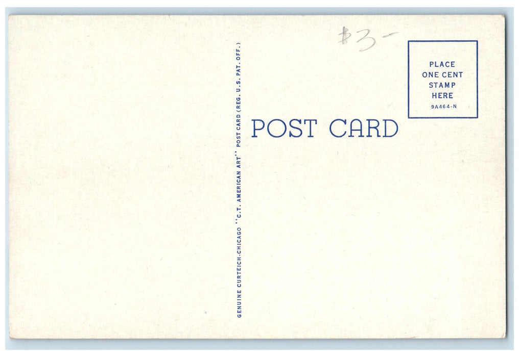 c1950's Madison County Tuberculosis Sanitarium Edwardsville Illinois IL Postcard