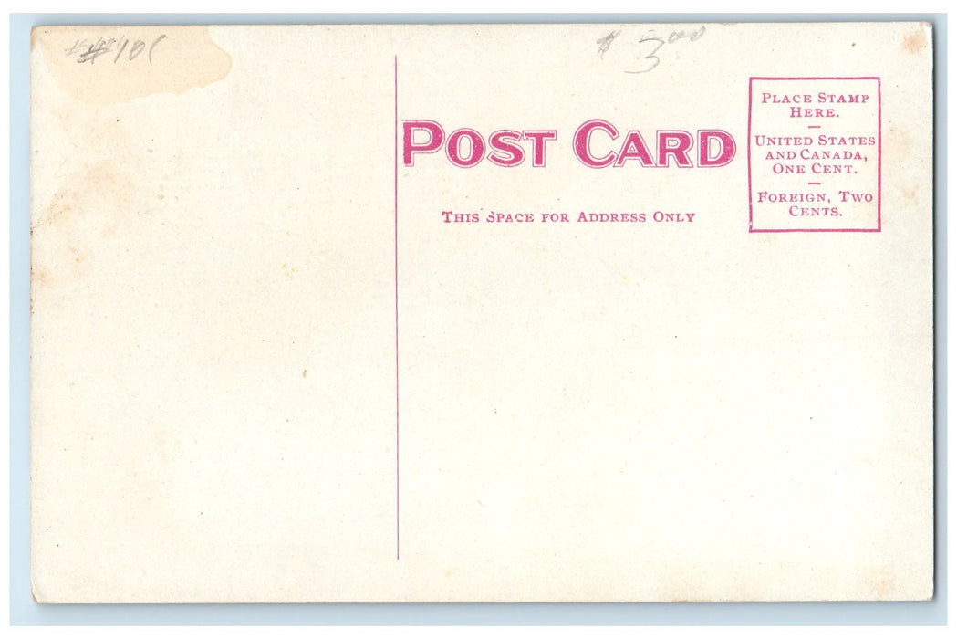 c1910s Boat House Trees Canoeing Scene Ottumwa Iowa IA Unposted Vintage Postcard