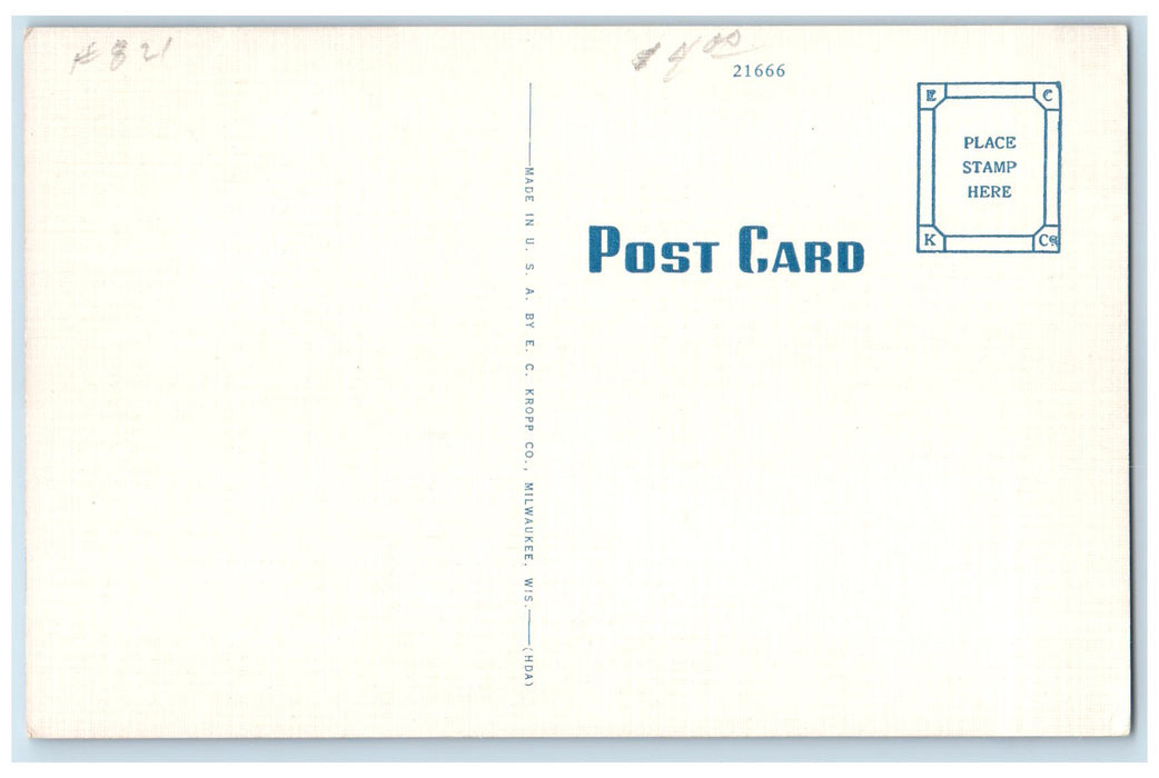 c1940s New Field House And Men's Gymnasium Grinnell Iowa IA Unposted Postcard