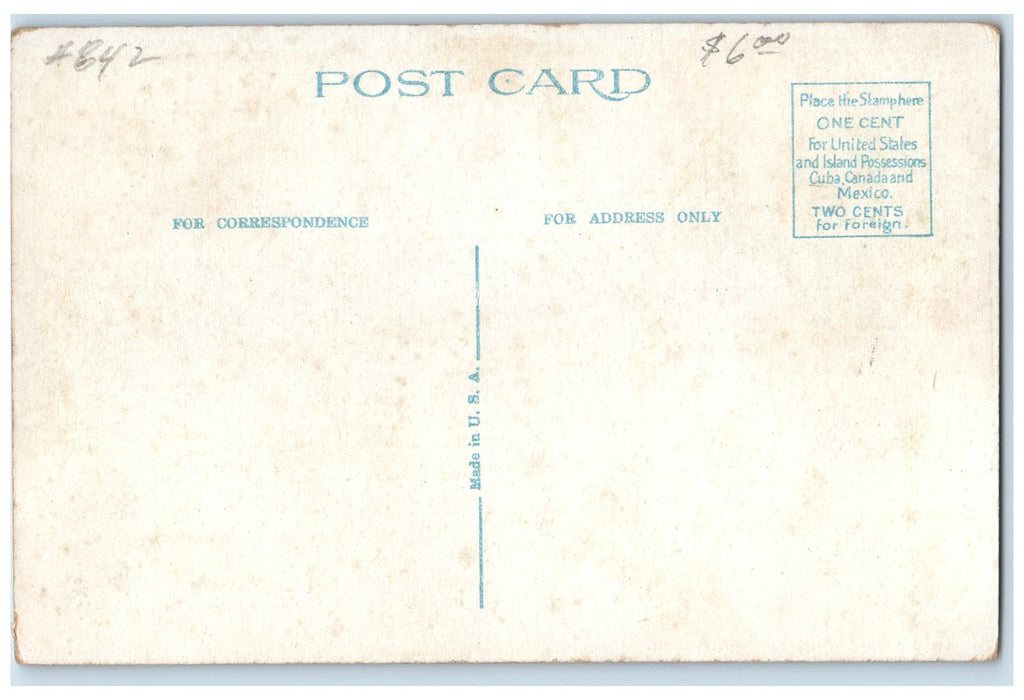 c1920's Sixth Street Looking North Minneapolis Minnesota MN Unposted Postcard
