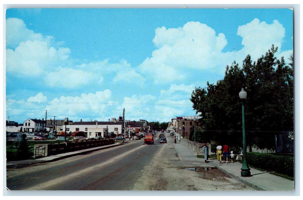 c1940's From South Scene Entering Grand Rapids Minnesota MN Unposted Postcard