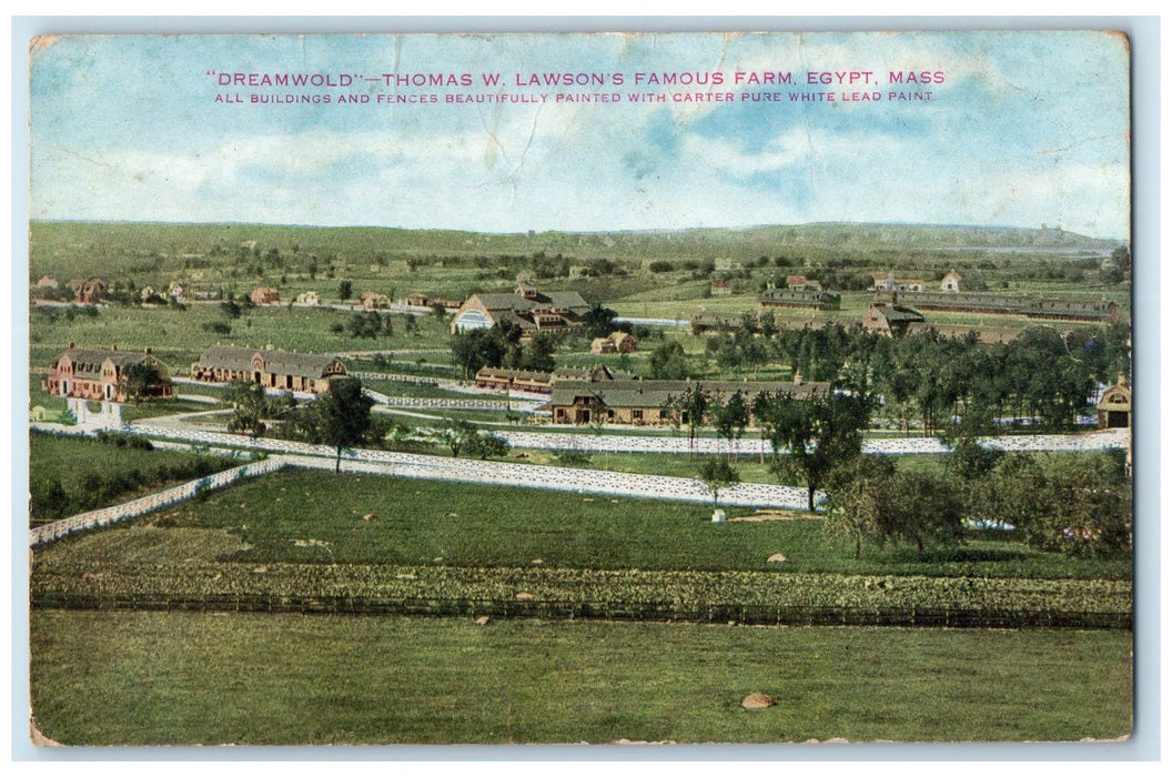 c1950 Dreamworld Thomas W. Lawson's Famous Farm Egypt Massachusetts MA  Postcard