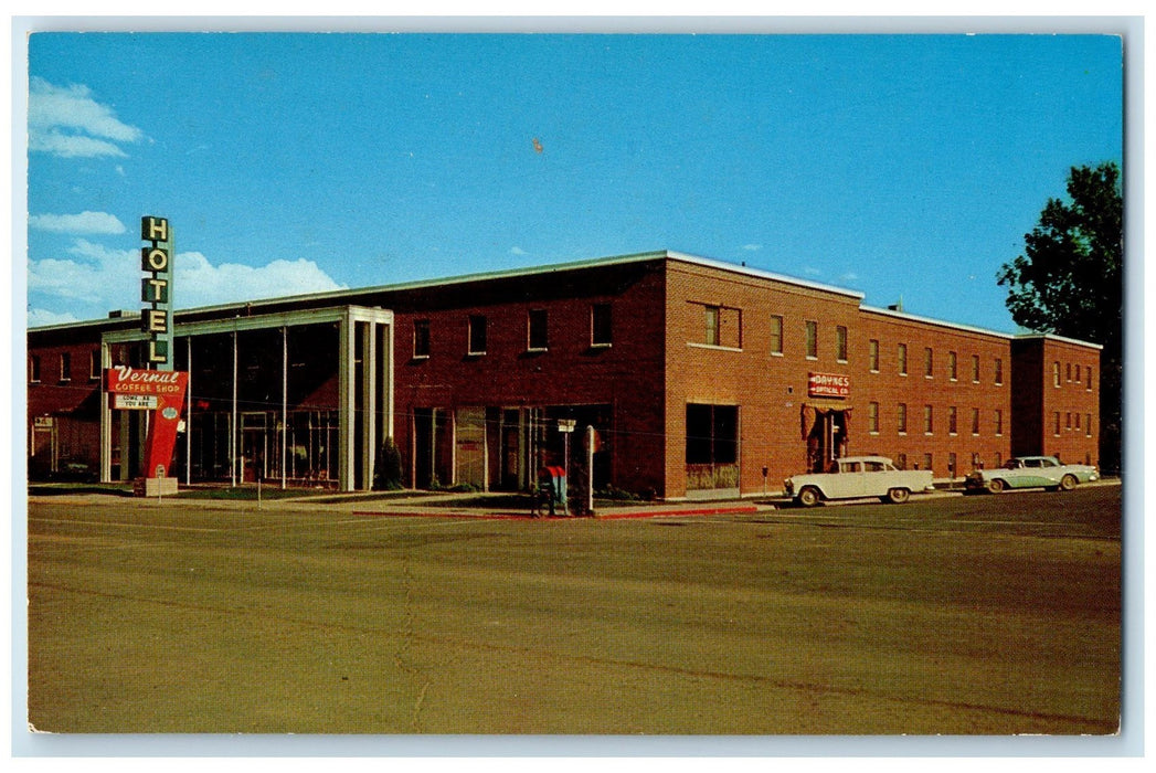 c1950's Hotel Vernal On Highway 40 Building Restaurant Vernal Utah UT Postcard