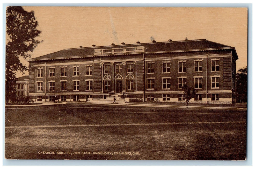 1911 Chemical Building Ohio State University Columbus Ohio OH Posted Postcard