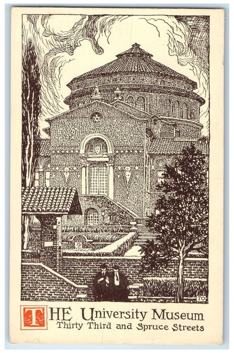 c1940's The University Museum Spruce Streets Philadelphia PA Unposted Postcard
