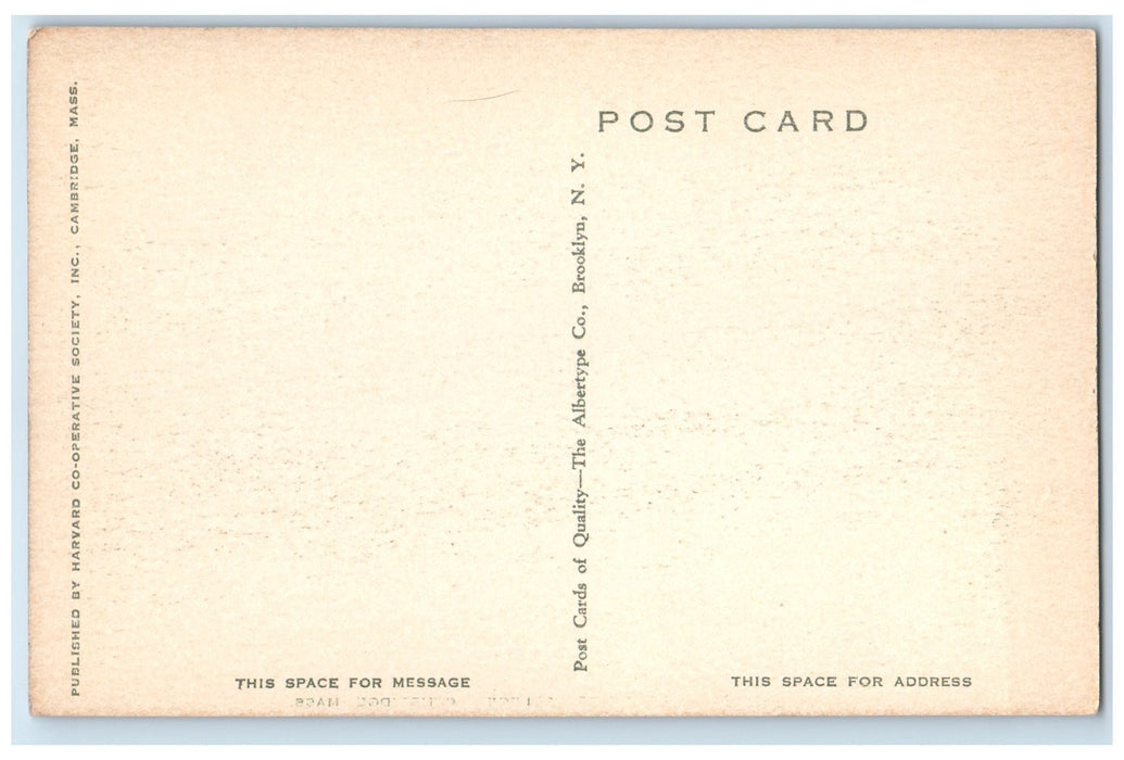 c1940s Bertram Hall Radcliffe College Cambridge Massachusetts MA Plants Postcard
