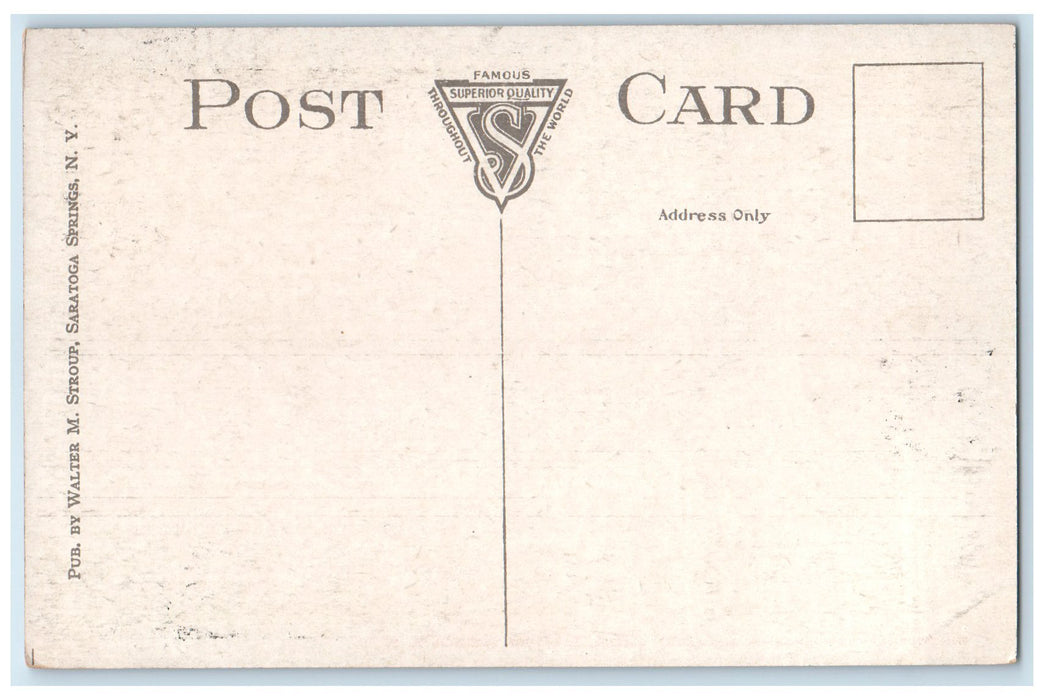 c1920's Inniscarra Residence Of Chauncey Olcott Saratoga Springs NY Postcard
